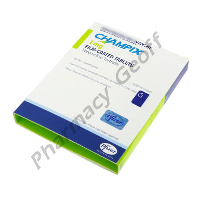 Champix 4 week Pack Varenicline Tartrate 1mg 56 Tablets