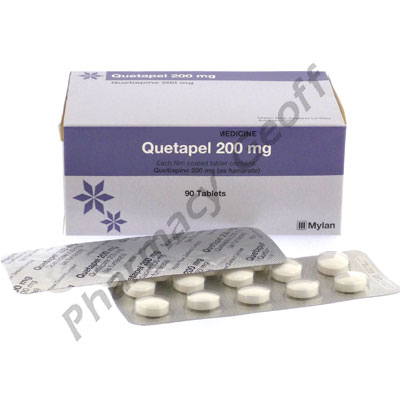 Quetapel Quetiapine Fumarate 200mg 90 Tablets