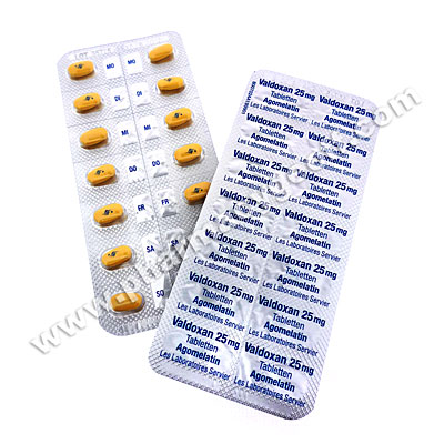 Valdoxan Agomelatine 25mg 28 Tablets Antidepressants