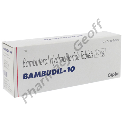 Bambudil (Bambuterol) - 10mg (10 Tablets)