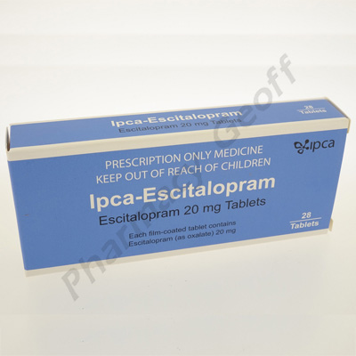 Ipca-Escitalopram (Escitalopram) - 20mg (28 Tablets)